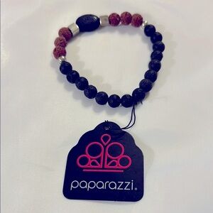 Paparazzi Black and Brown Lava Stone Bracelet.  New With Tags